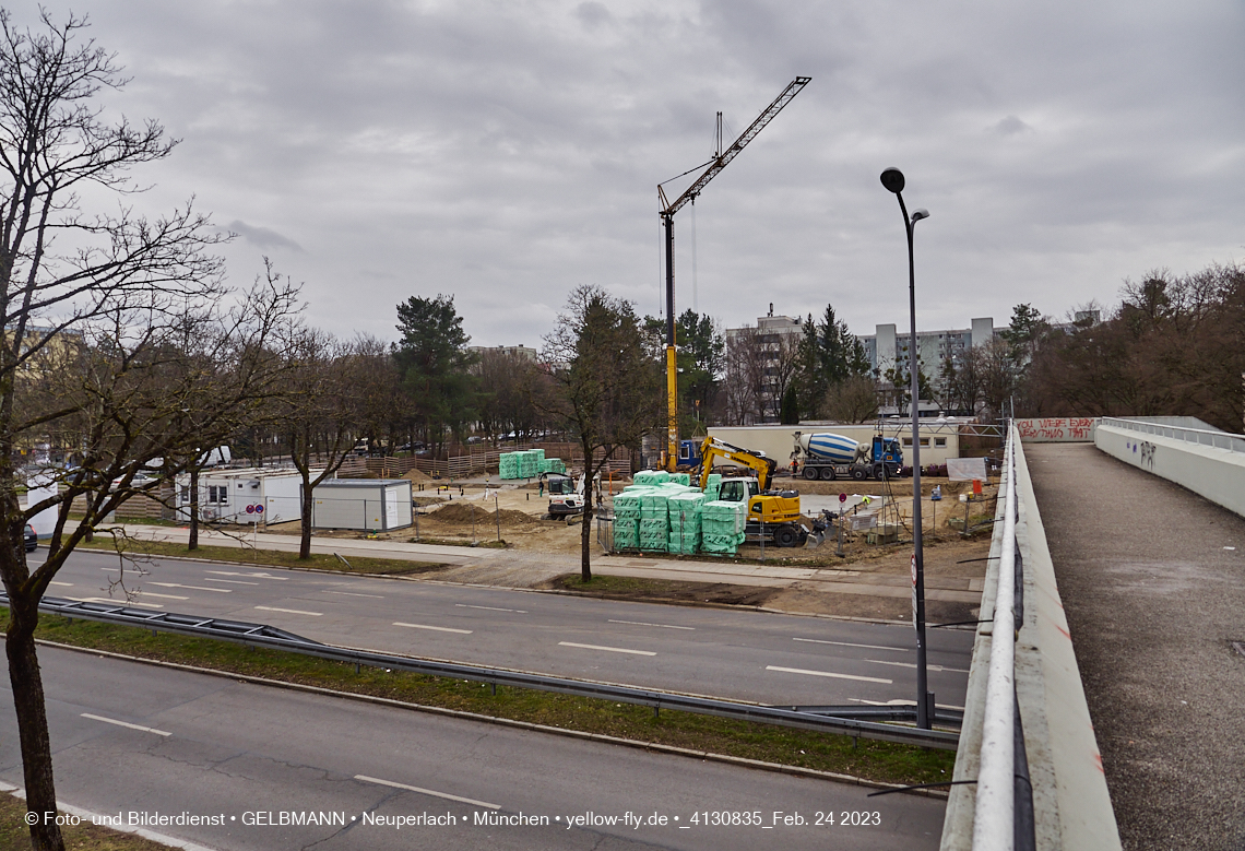 24.02.2023 -  Baustelle Haus für Kinder in Neupelach Quiddestraße 3